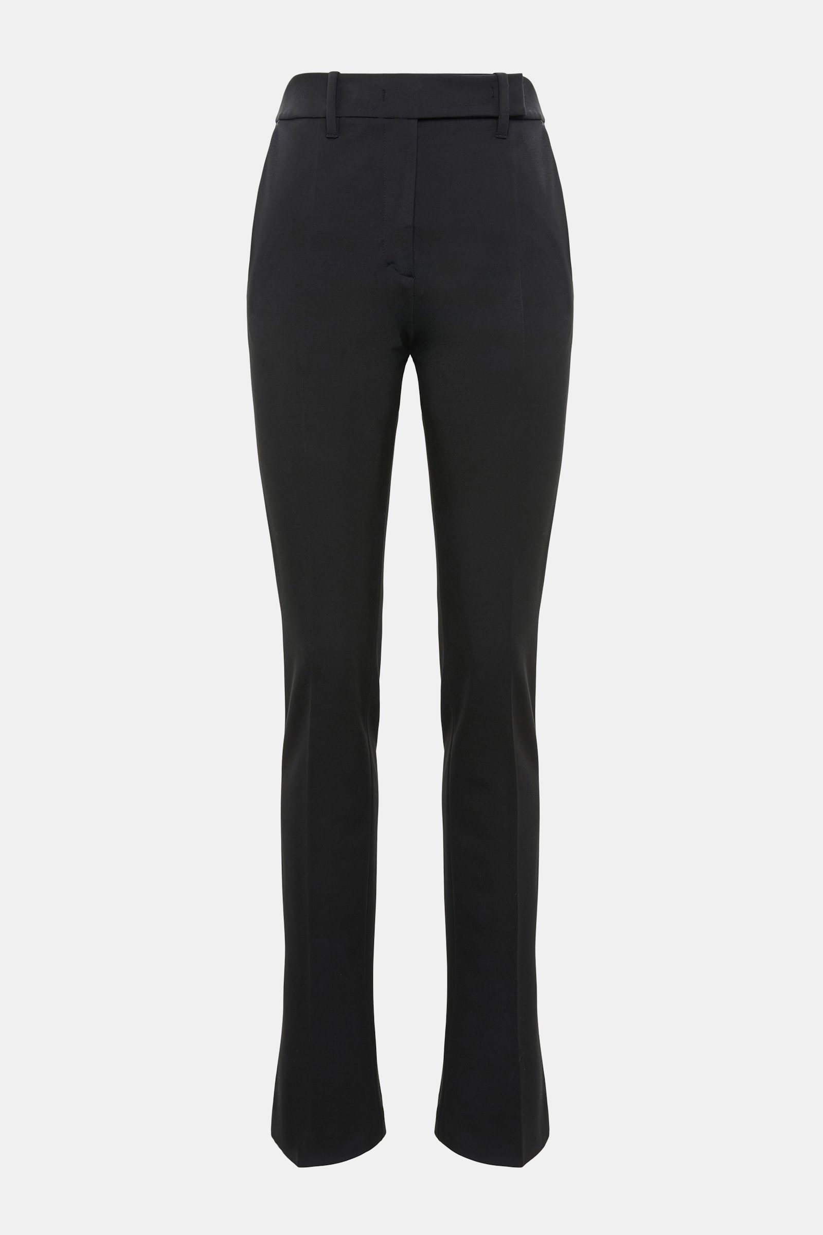 Dorothee Schumacher Long Kickflared Pants aus Punto Milano black