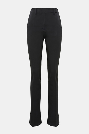 Dorothee Schumacher Long Kickflared Pants aus Punto Milano black