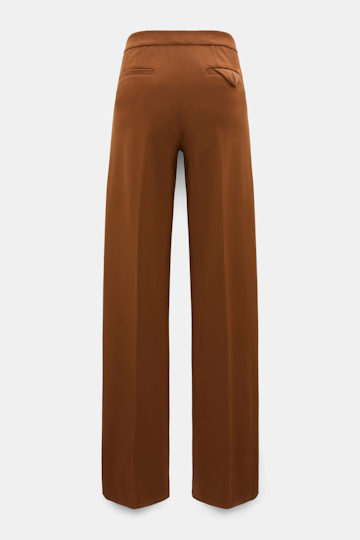 Dorothee Schumacher Wide leg pants in Punto Milano hazelnut
