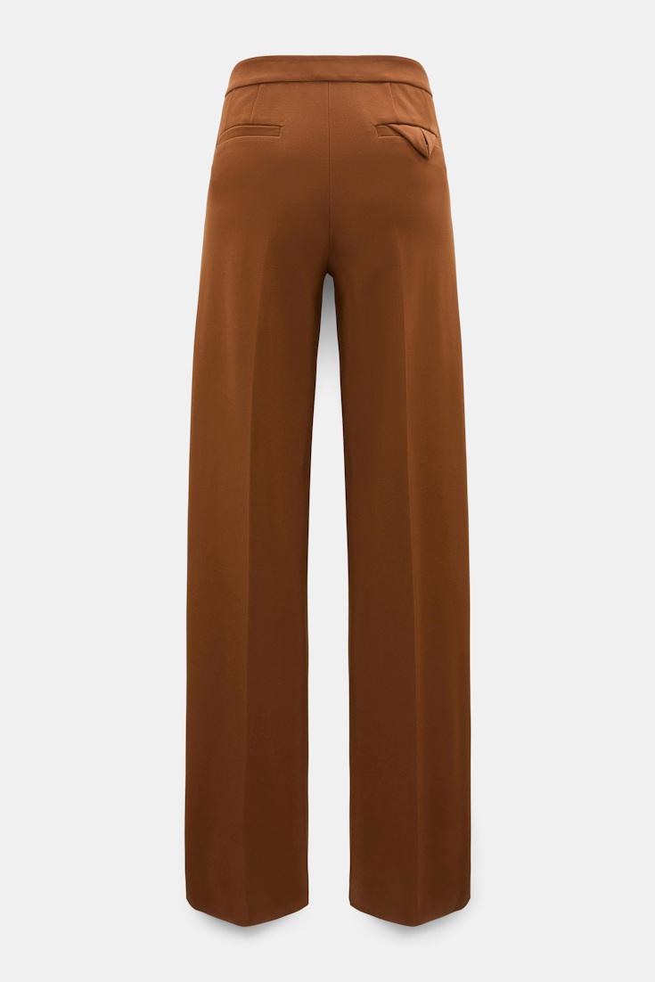 Dorothee Schumacher Wide leg pants in Punto Milano hazelnut