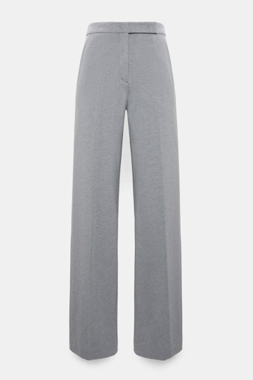 Dorothee Schumacher Wide leg pants in Punto Milano grey melange
