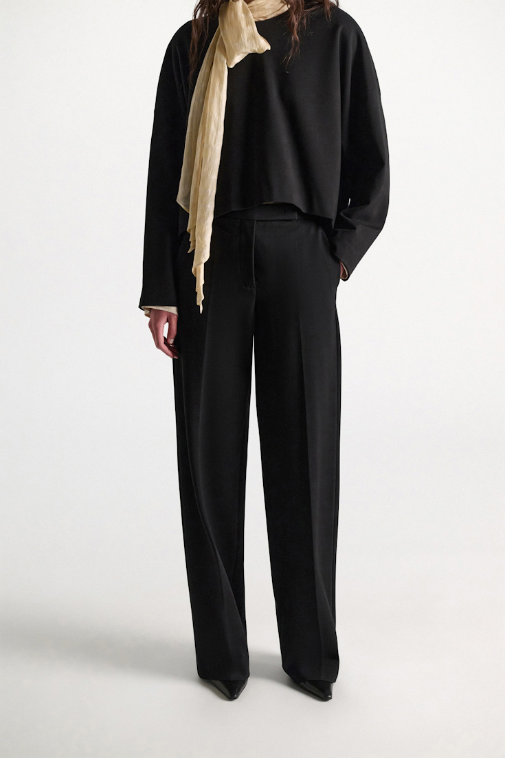 Dorothee Schumacher Wide Pants aus Punto Milano black