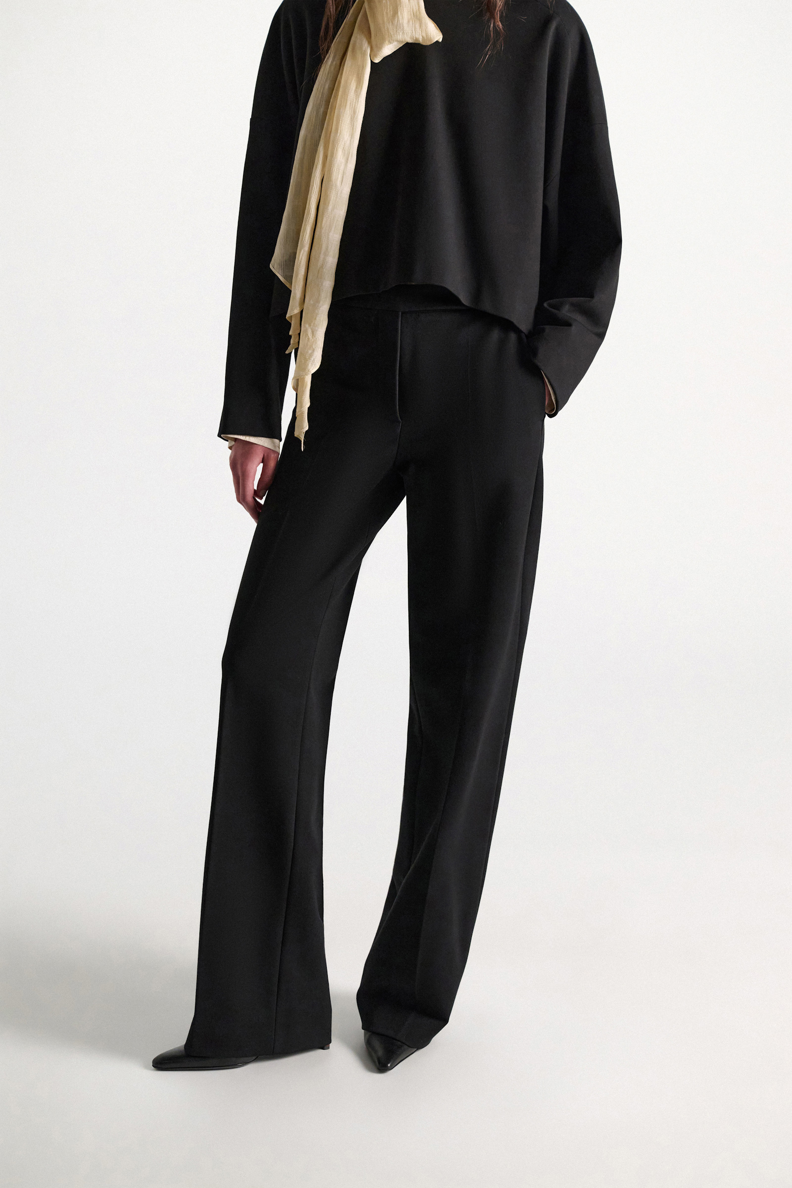Dorothee Schumacher Wide Pants aus Punto Milano black