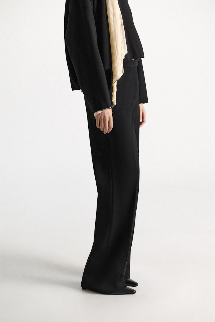 Dorothee Schumacher Wide Pants aus Punto Milano black