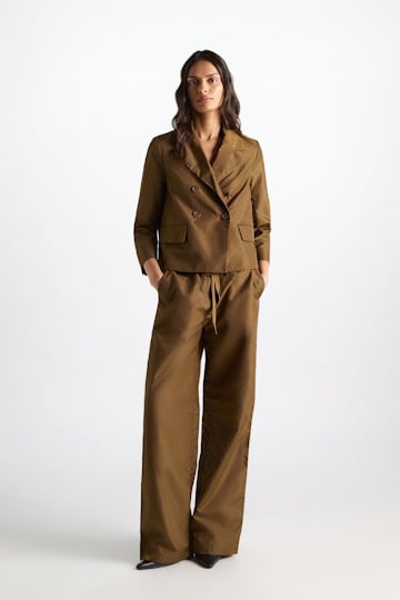 Dorothee Schumacher Boxy Blazer aus Nylon porcini