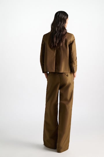 Dorothee Schumacher Boxy Blazer aus Nylon porcini