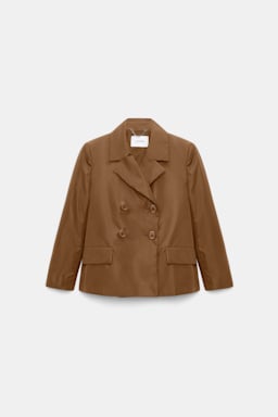 Dorothee Schumacher Boxy Blazer aus Nylon porcini