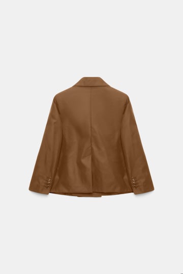 Dorothee Schumacher Boxy Nylon blazer porcini
