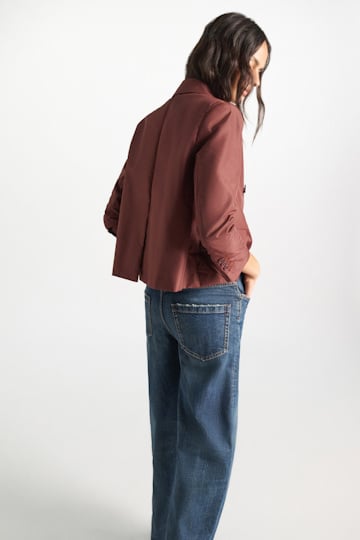 Dorothee Schumacher Boxy Blazer aus Nylon cinnamon