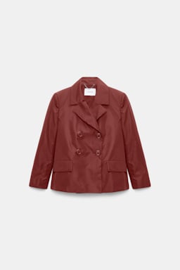 Dorothee Schumacher Boxy Blazer aus Nylon cinnamon