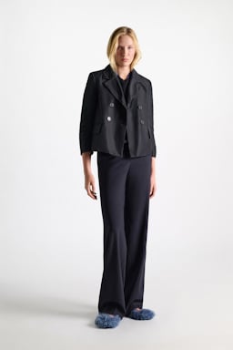 Dorothee Schumacher Boxy Blazer aus Nylon midnight navy