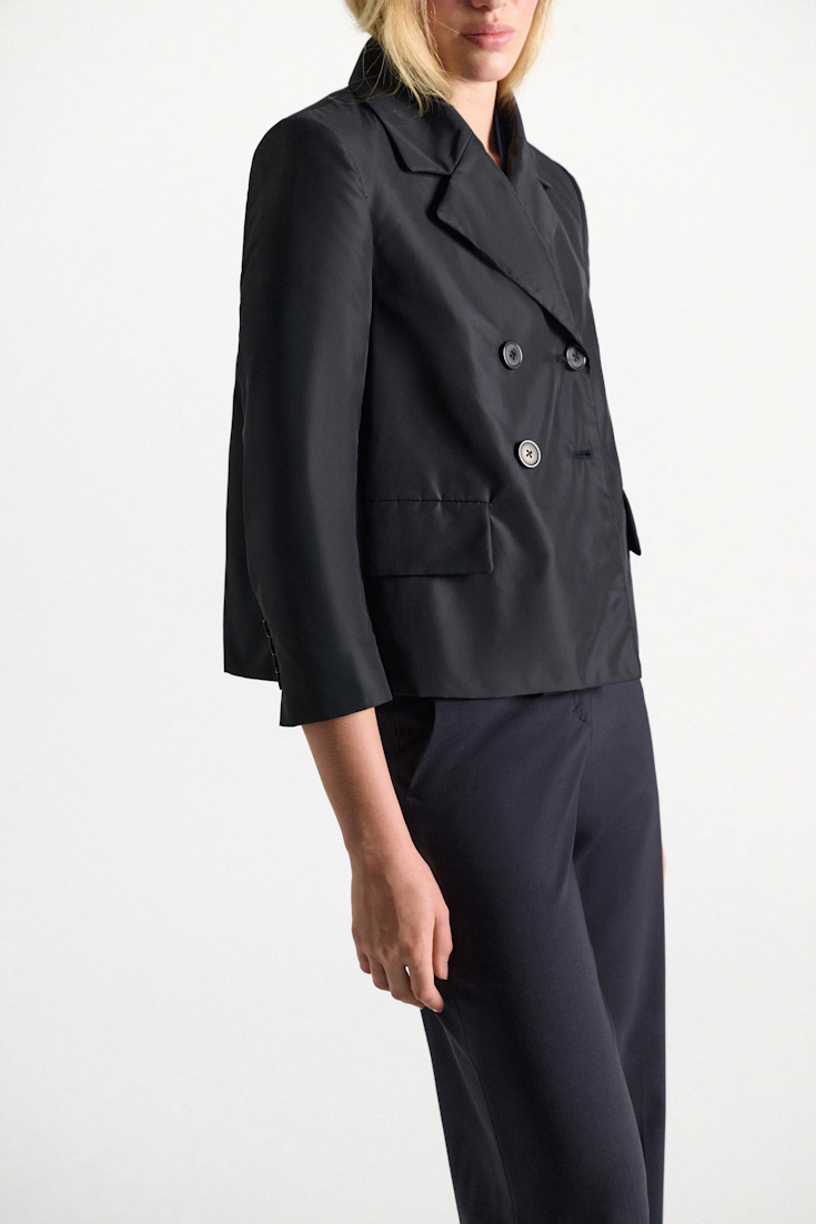 Dorothee Schumacher Boxy Blazer aus Nylon midnight navy