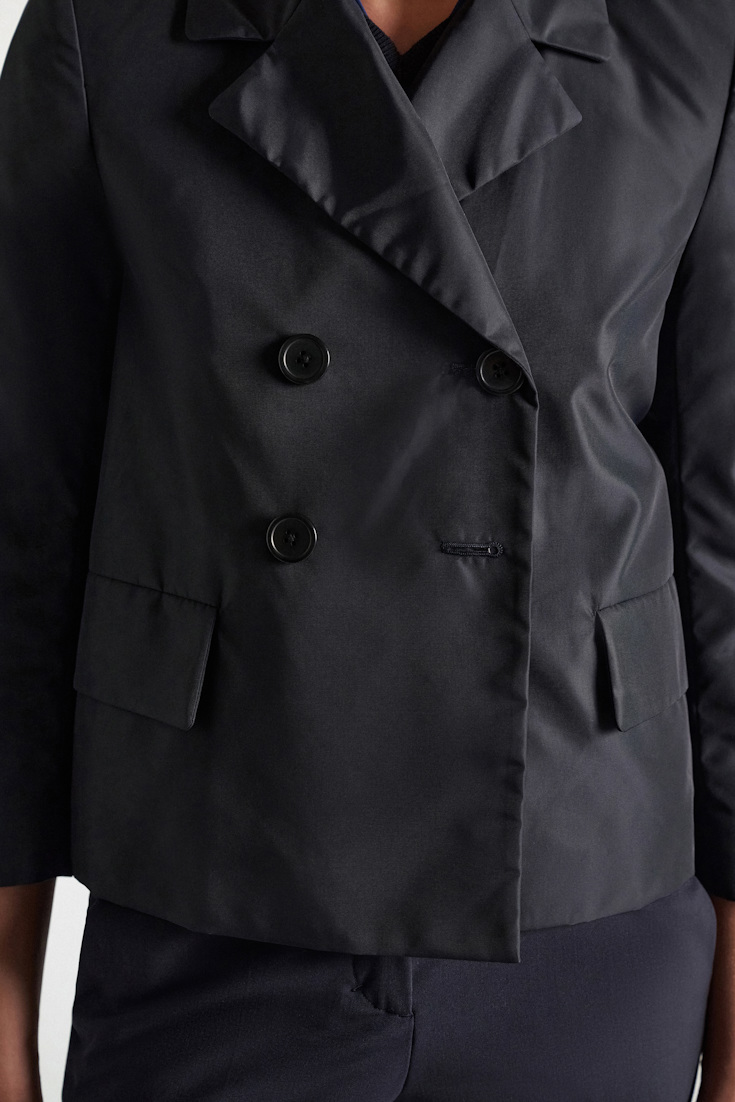 Dorothee Schumacher Boxy Blazer aus Nylon midnight navy