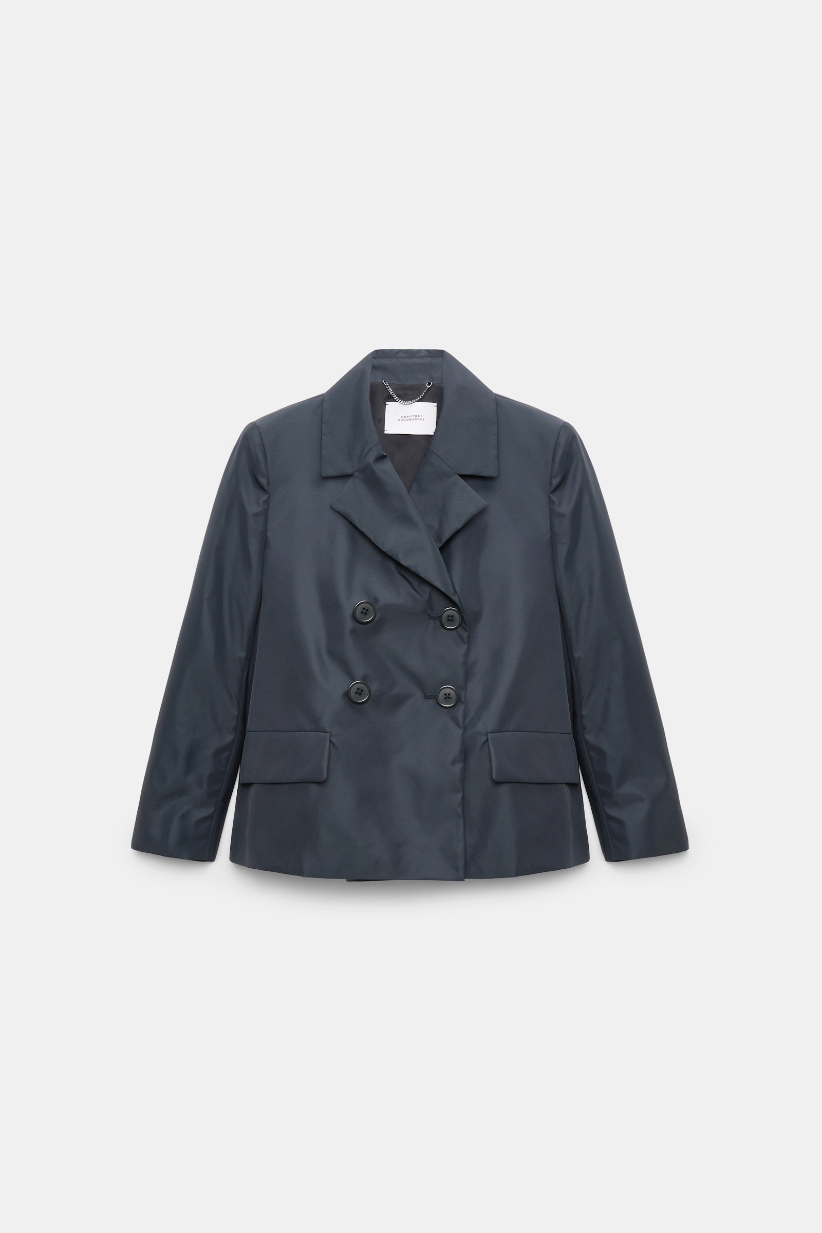 Dorothee Schumacher Boxy Blazer aus Nylon midnight navy