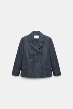 Dorothee Schumacher Boxy Blazer aus Nylon midnight navy