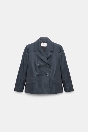Dorothee Schumacher Boxy Nylon blazer midnight navy