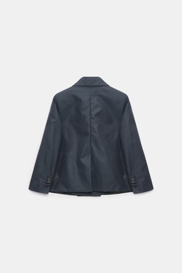 Dorothee Schumacher Boxy Nylon blazer midnight navy