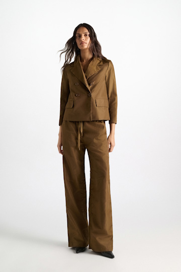 Dorothee Schumacher Barrel Pants aus Nylon porcini
