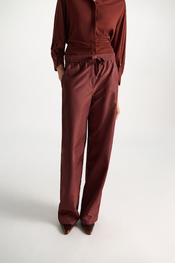 Dorothee Schumacher Barrel Pants aus Nylon cinnamon