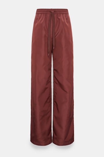 Dorothee Schumacher Barrel leg Nylon pants cinnamon