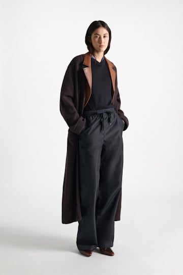 Dorothee Schumacher Barrel Pants aus Nylon midnight navy