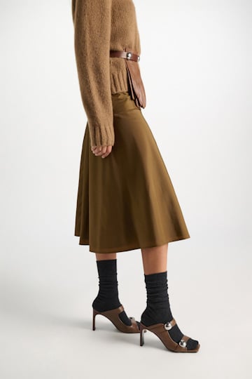 Dorothee Schumacher Nylon skirt porcini