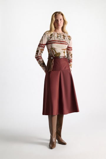 Dorothee Schumacher Rock aus Nylon cinnamon