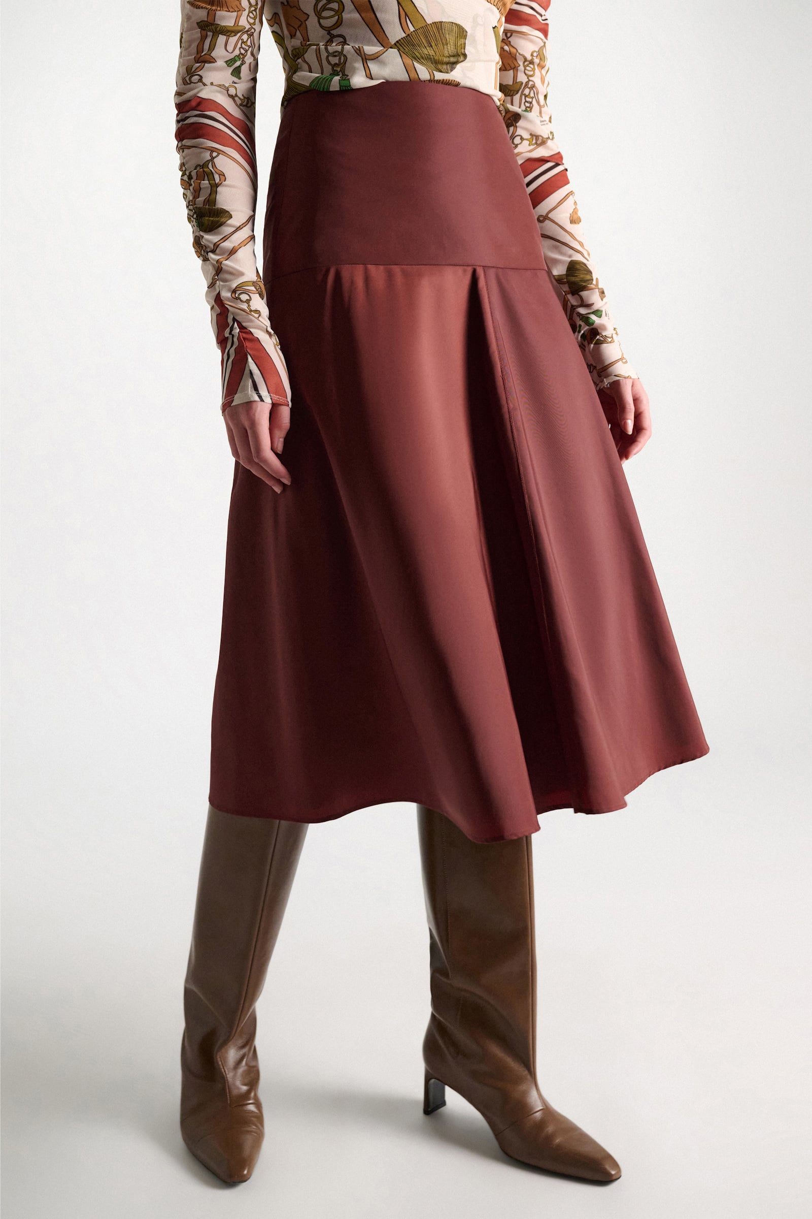 Dorothee Schumacher Rock aus Nylon cinnamon