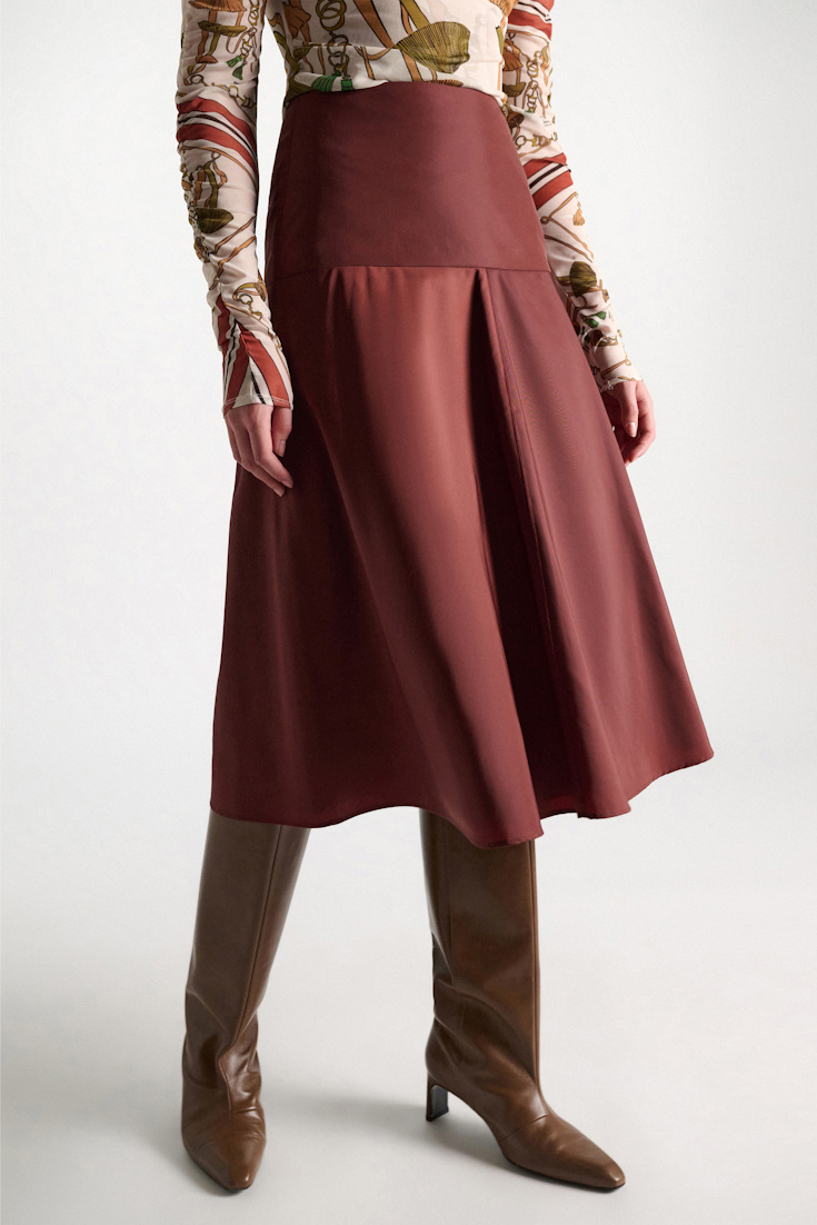 Dorothee Schumacher Rock aus Nylon cinnamon