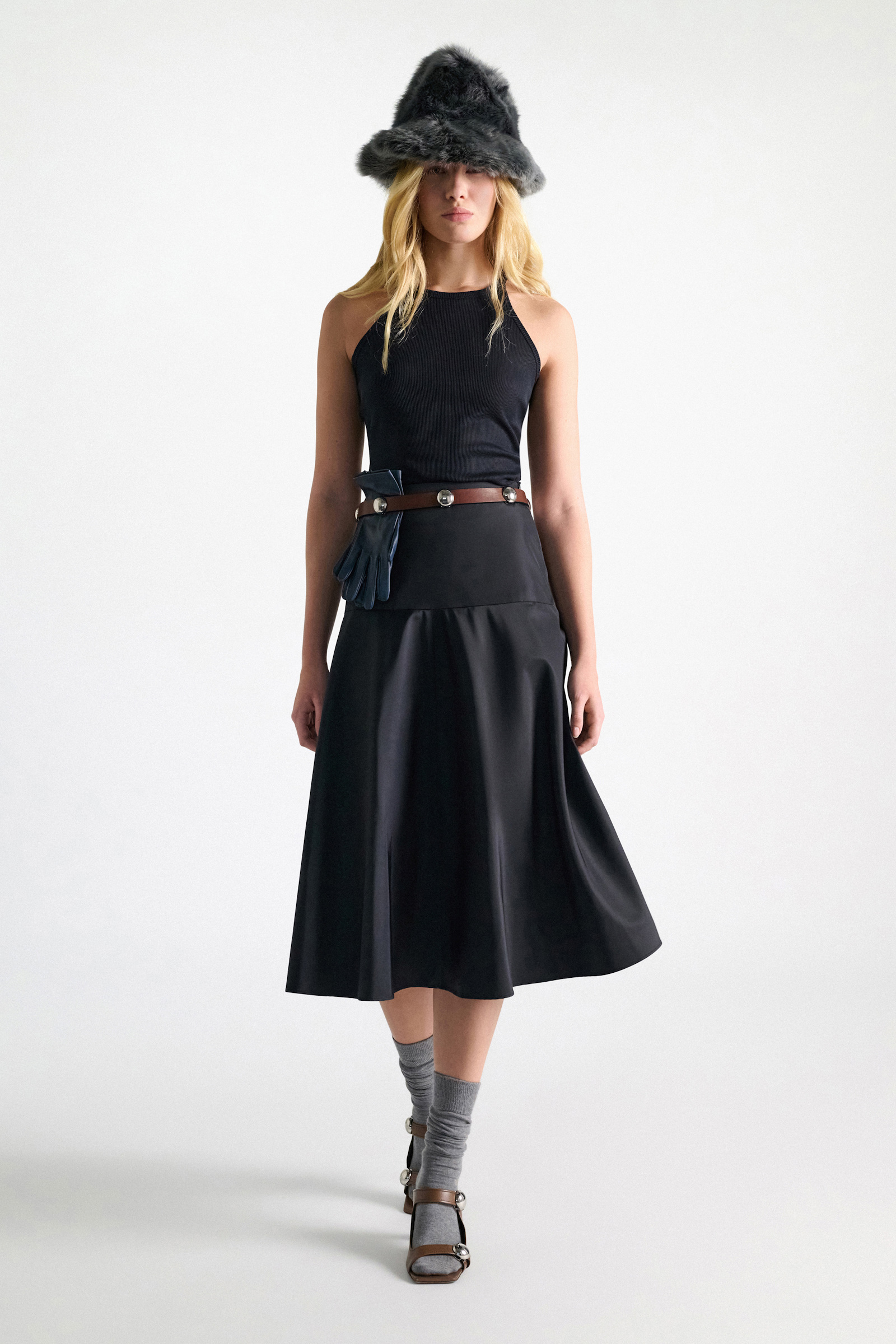 Dorothee Schumacher Rock aus Nylon midnight navy