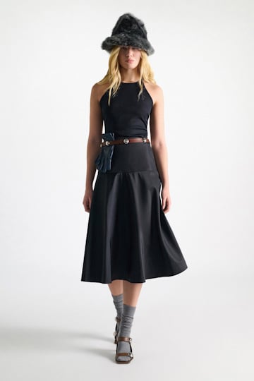 Dorothee Schumacher Rock aus Nylon midnight navy