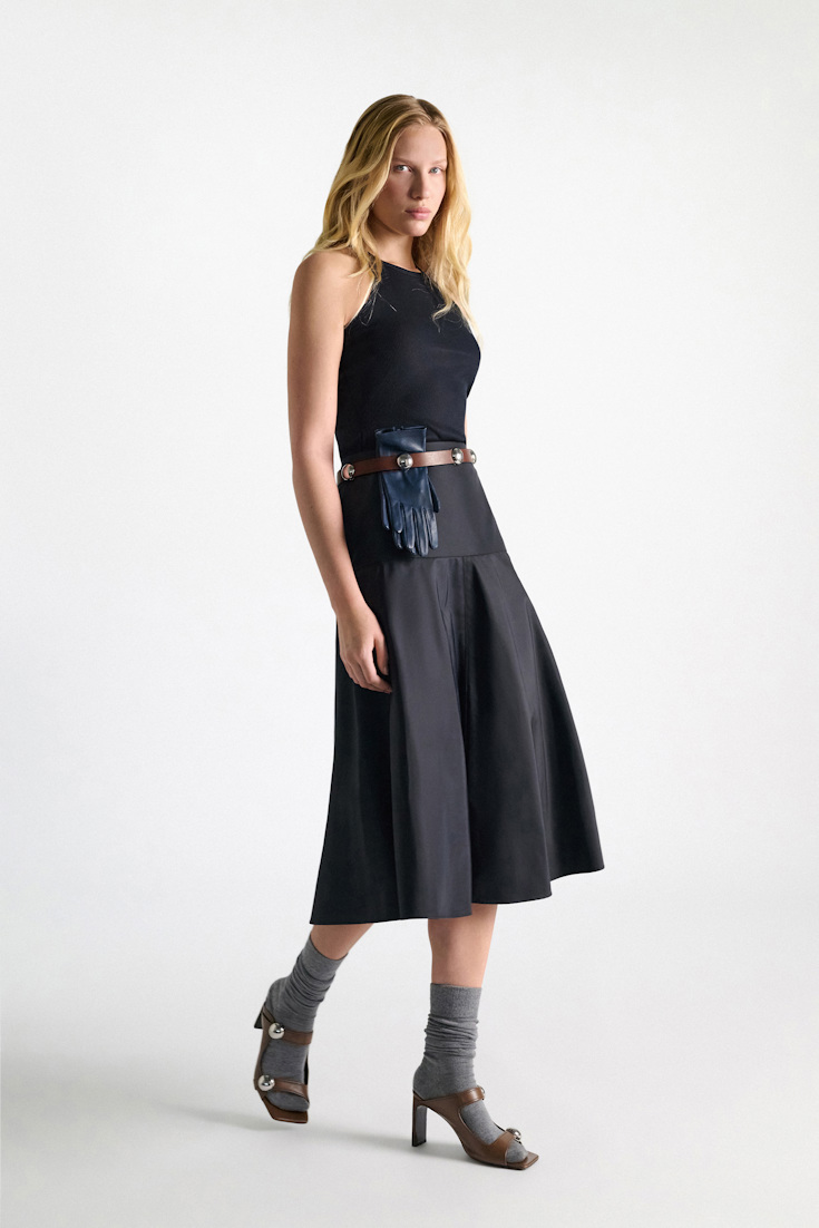 Dorothee Schumacher Rock aus Nylon midnight navy