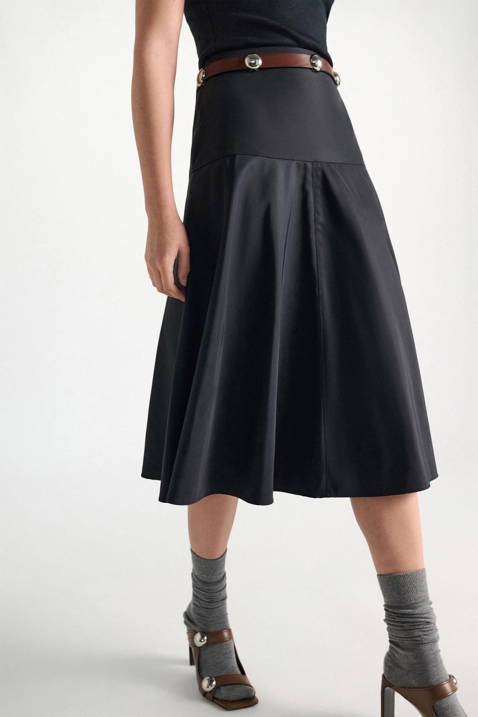 Dorothee Schumacher Rock aus Nylon midnight navy
