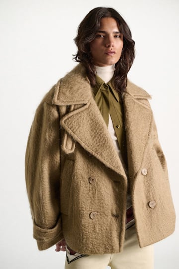 Dorothee Schumacher Wool-mohair jacket trench