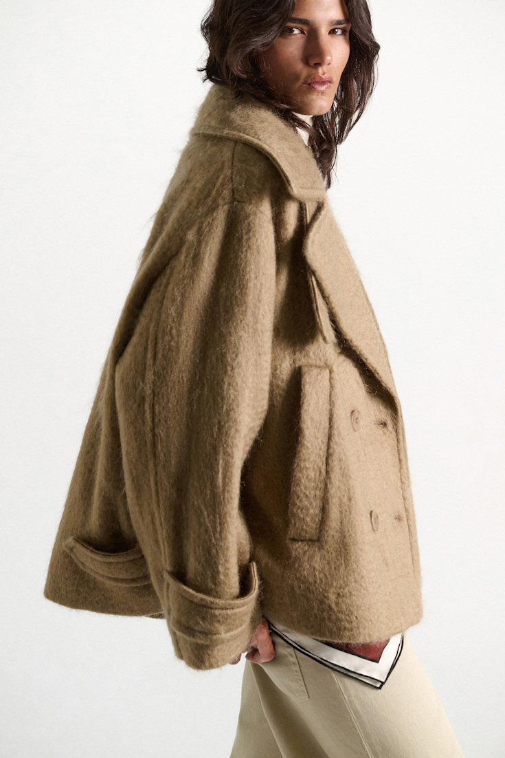 Dorothee Schumacher Jacke aus Mohair-Wollmischung trench
