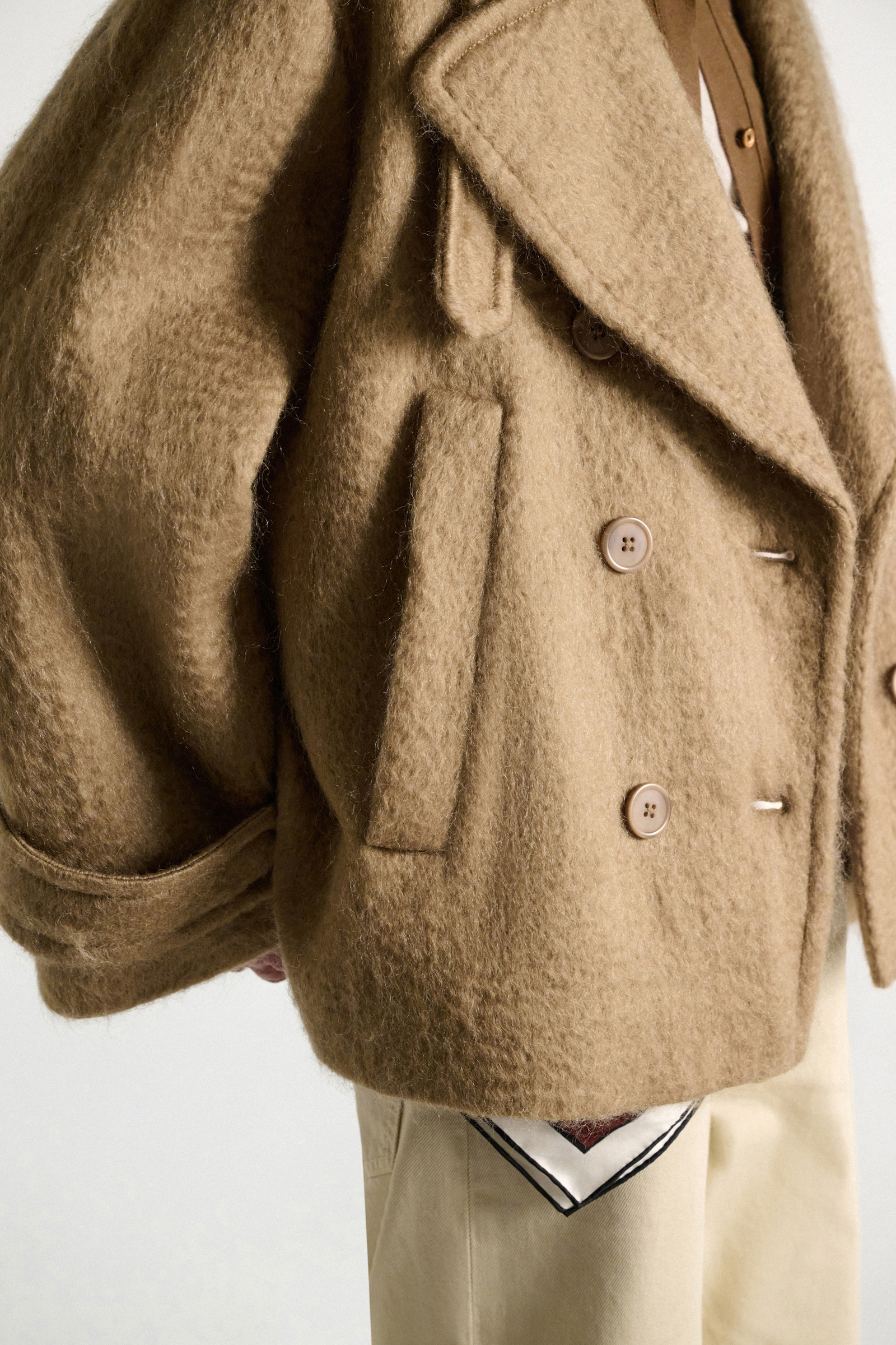 Dorothee Schumacher Jacke aus Mohair-Wollmischung trench