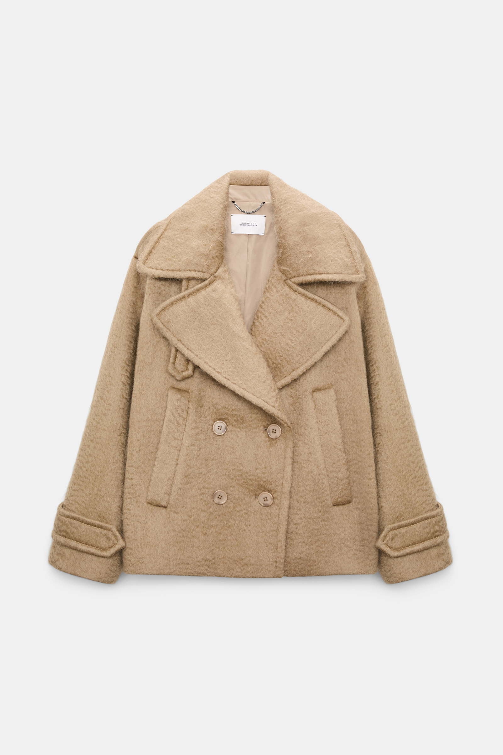 Dorothee Schumacher Jacke aus Mohair-Wollmischung trench