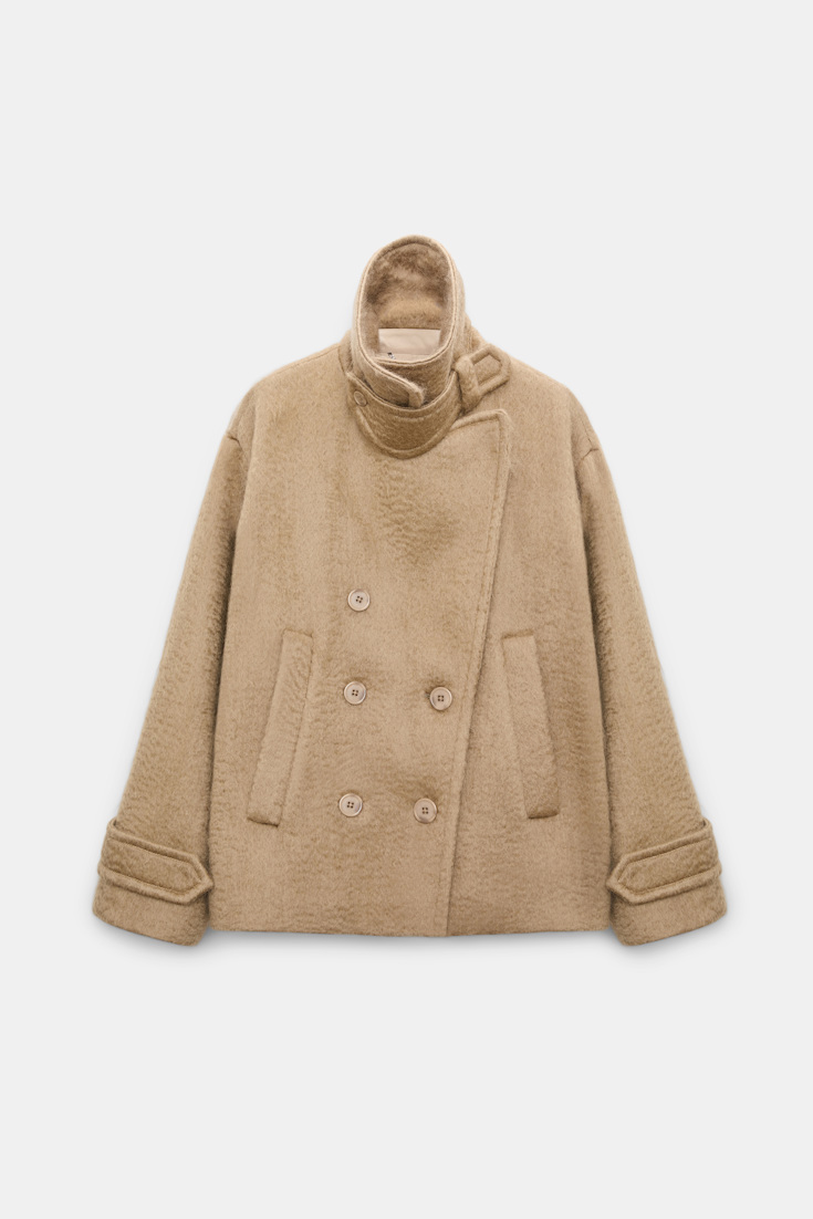 Dorothee Schumacher Jacke aus Mohair-Wollmischung trench