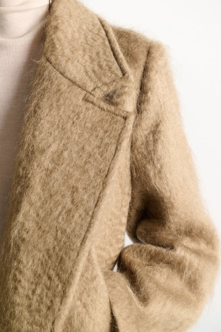 Dorothee Schumacher Wool-mohair coat trench