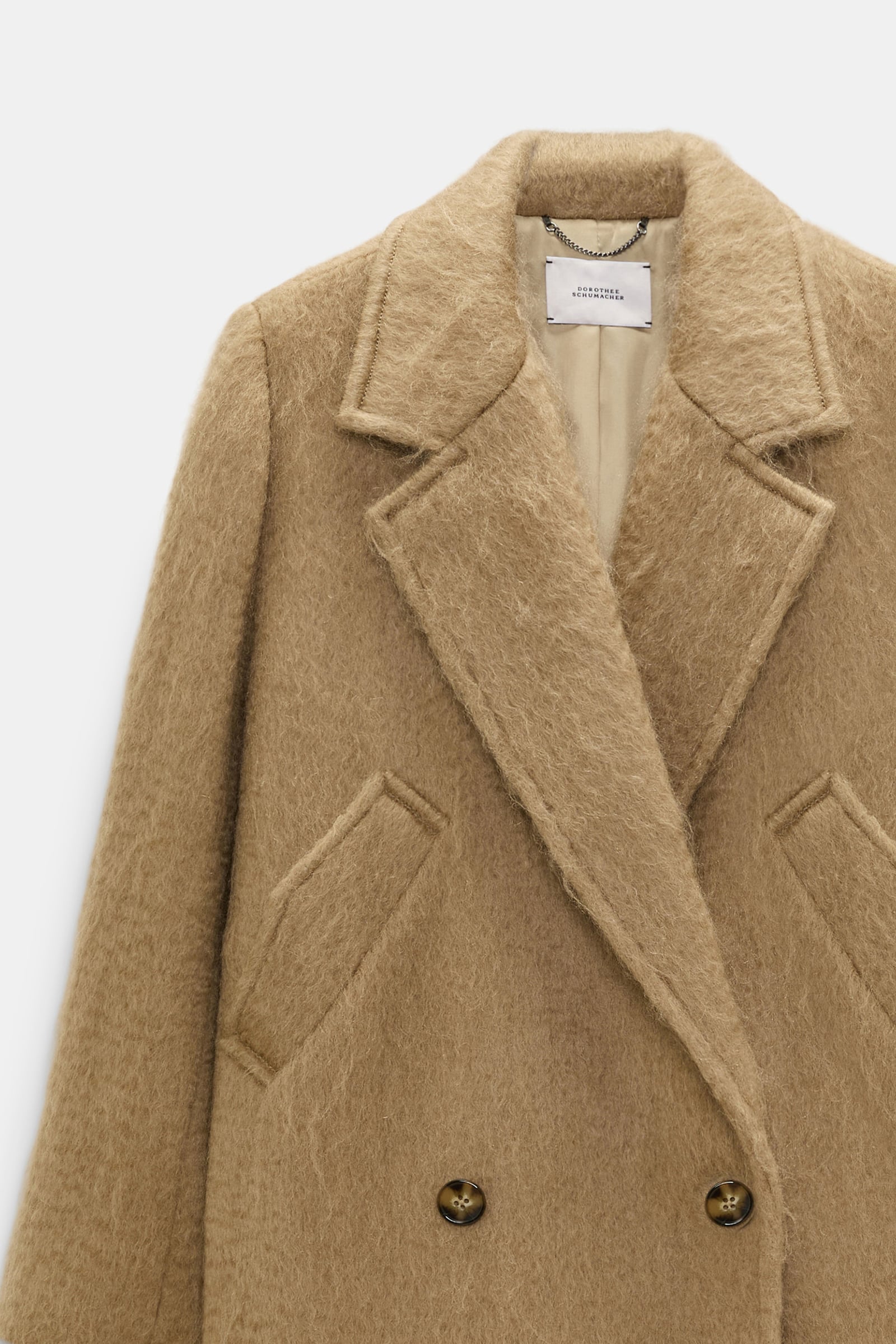Dorothee Schumacher Wool-mohair coat trench