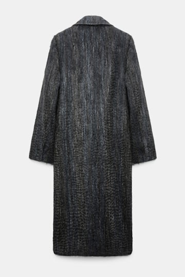 Dorothee Schumacher Wool-mohair coat anthra melange