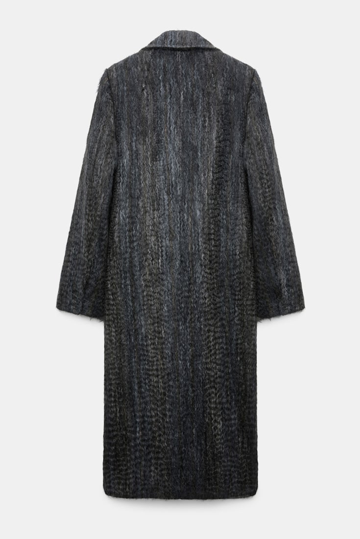 Dorothee Schumacher Wool-mohair coat anthra melange