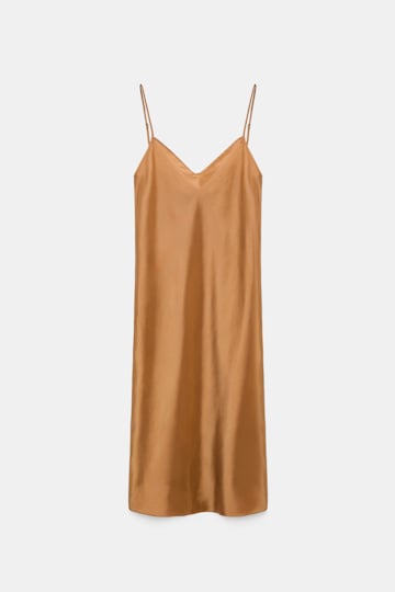 Dorothee Schumacher Hemdblusenkleid aus Guipurespitze porcini