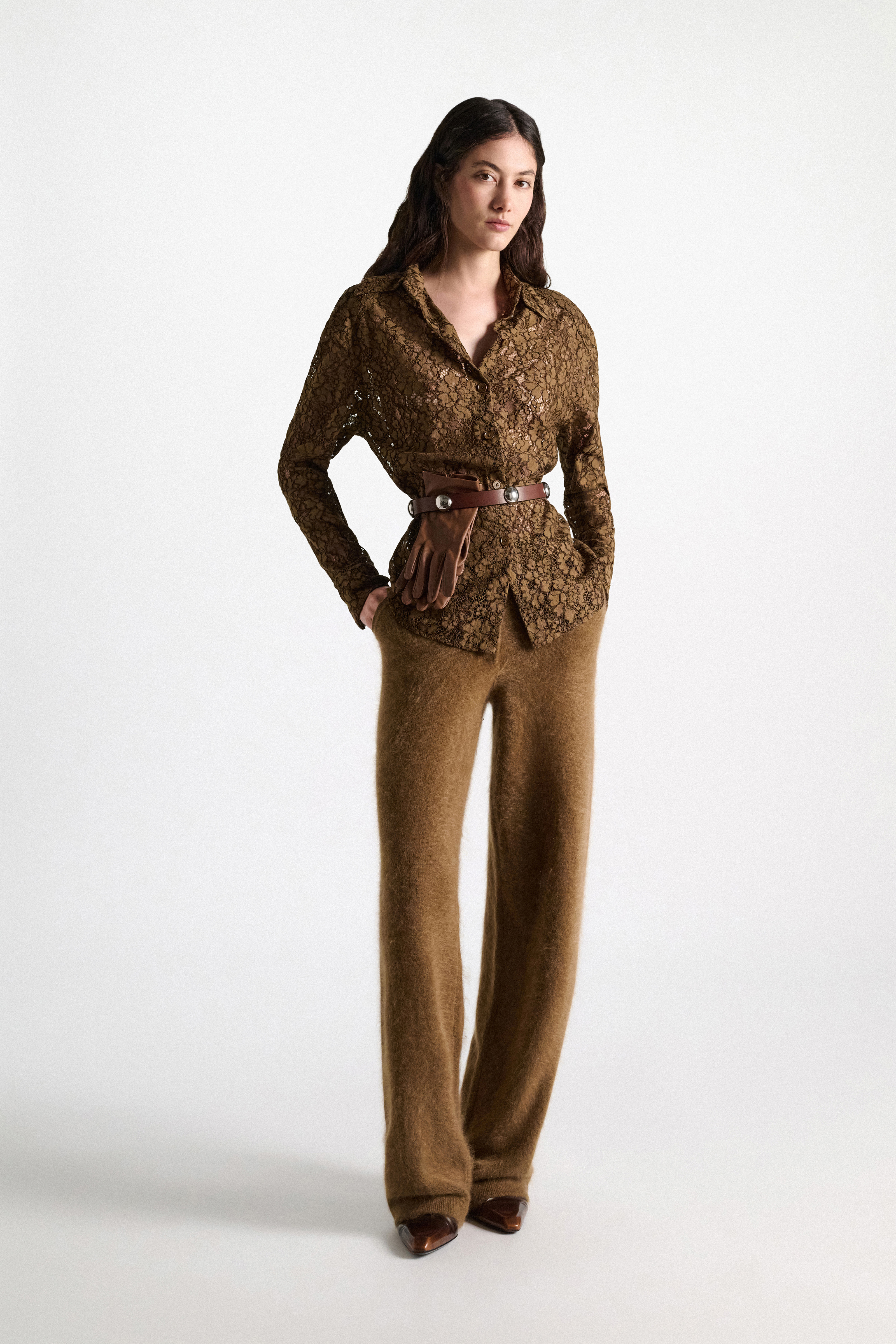 Dorothee Schumacher レースブラウス POWERFUL LACE blouse | Dorothee Schumacher