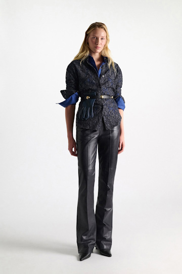 Dorothee Schumacher Guipure lace shirt smoked pearl