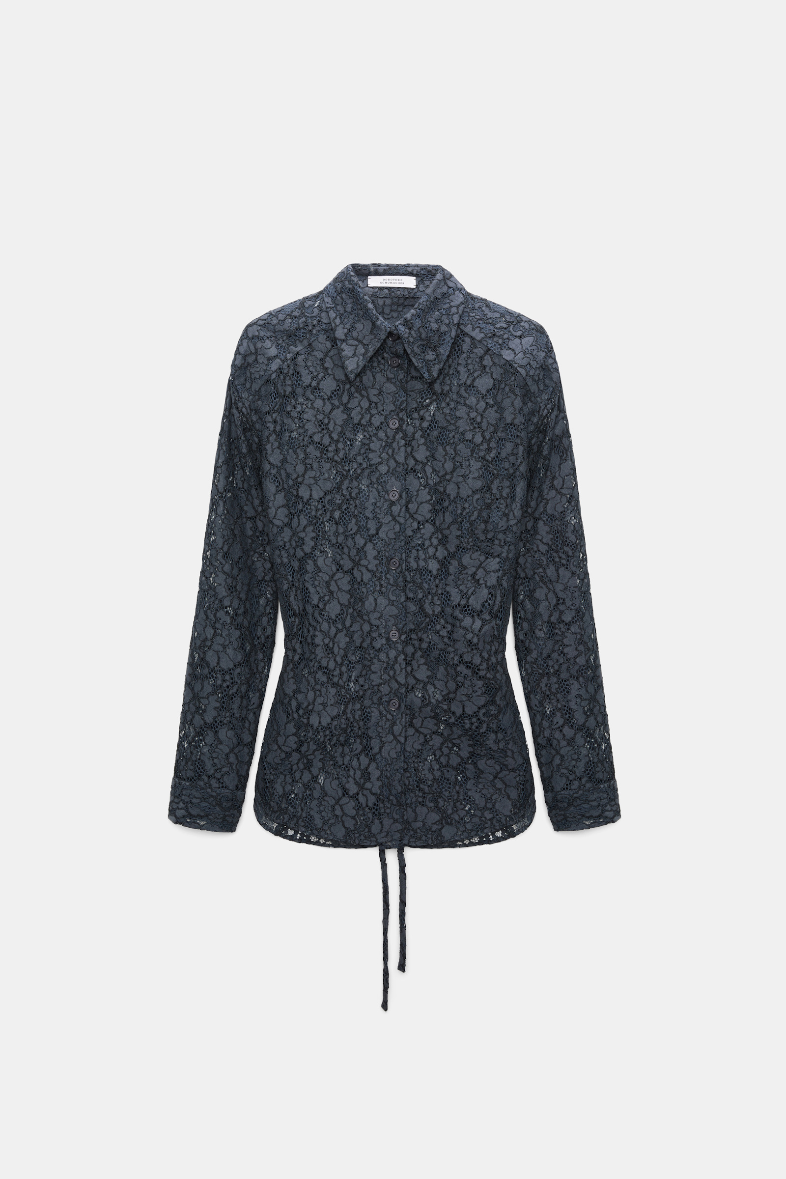 Dorothee Schumacher Guipure lace shirt smoked pearl