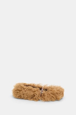 Dorothee Schumacher Curly sheepskin Mary-Janes saffron