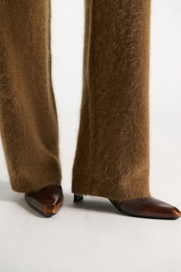 Dorothee Schumacher Stiefeletten aus gebürstetem Leder brown brush off