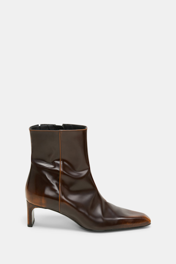 Dorothee Schumacher Brushed boxcalf ankle boots brown brush off