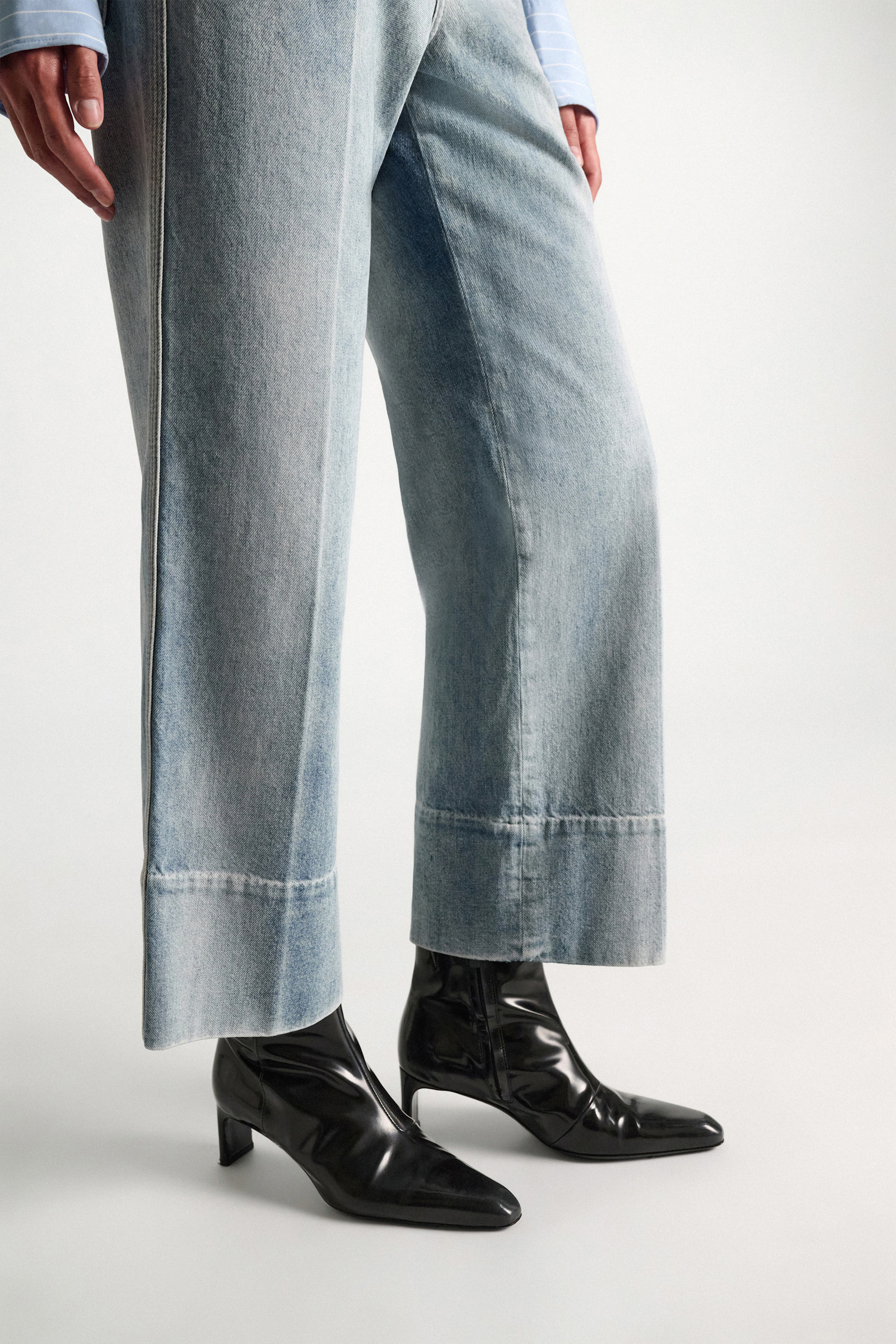 Dorothee Schumacher Brushed boxcalf ankle boots black